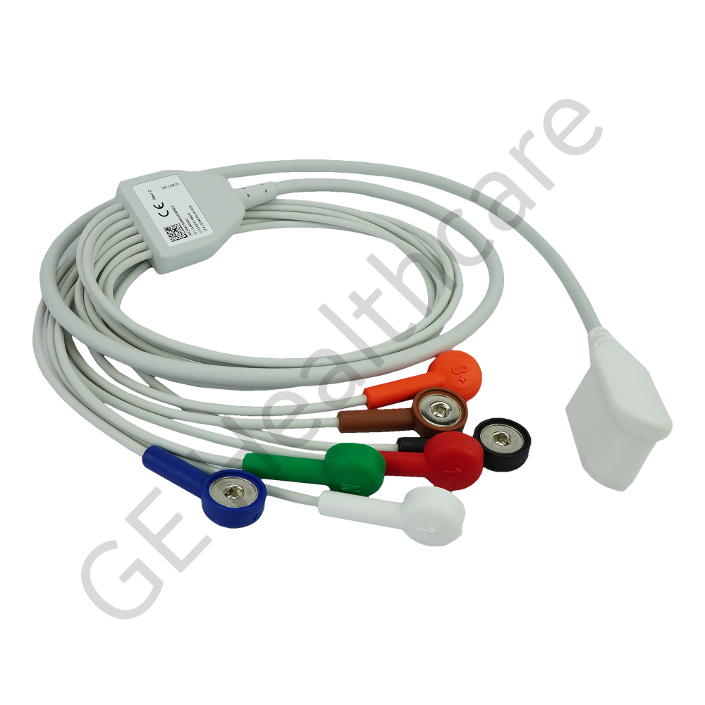 Holter Leadwire Set Seven Leadwire Three Channel 105cm AHA