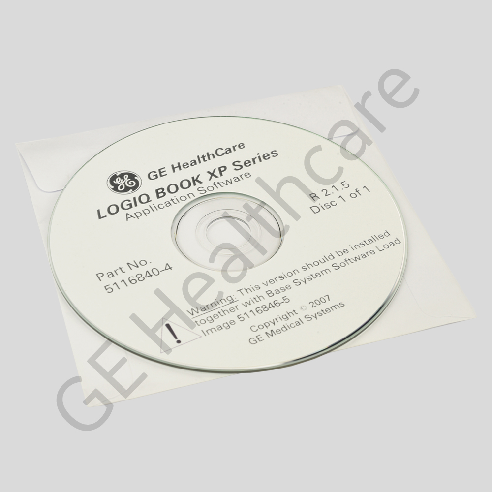 LOGIQ Book XP Application software CD (R2.1.5) LOGIQ Book XP Application software CD (R2.1.5)