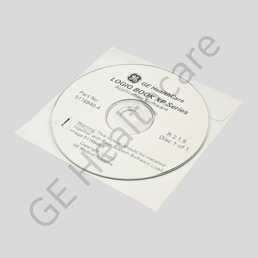 LOGIQ Book XP Application software CD (R2.1.5)