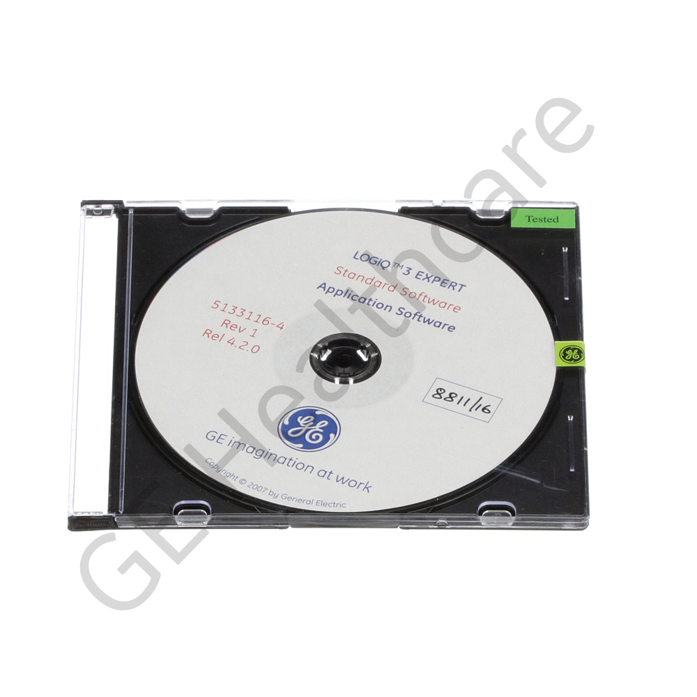 LOGIQ 3 Expert BT05 Application Software 5133116-4 LOGIQ 3 Expert BT05 Application Software 5133116-4
