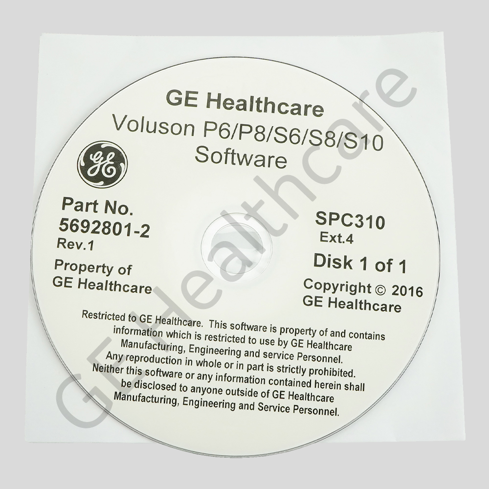System DVD of Voluson P6 P8 S6 S8 S10 Software SPC310 EXT.4