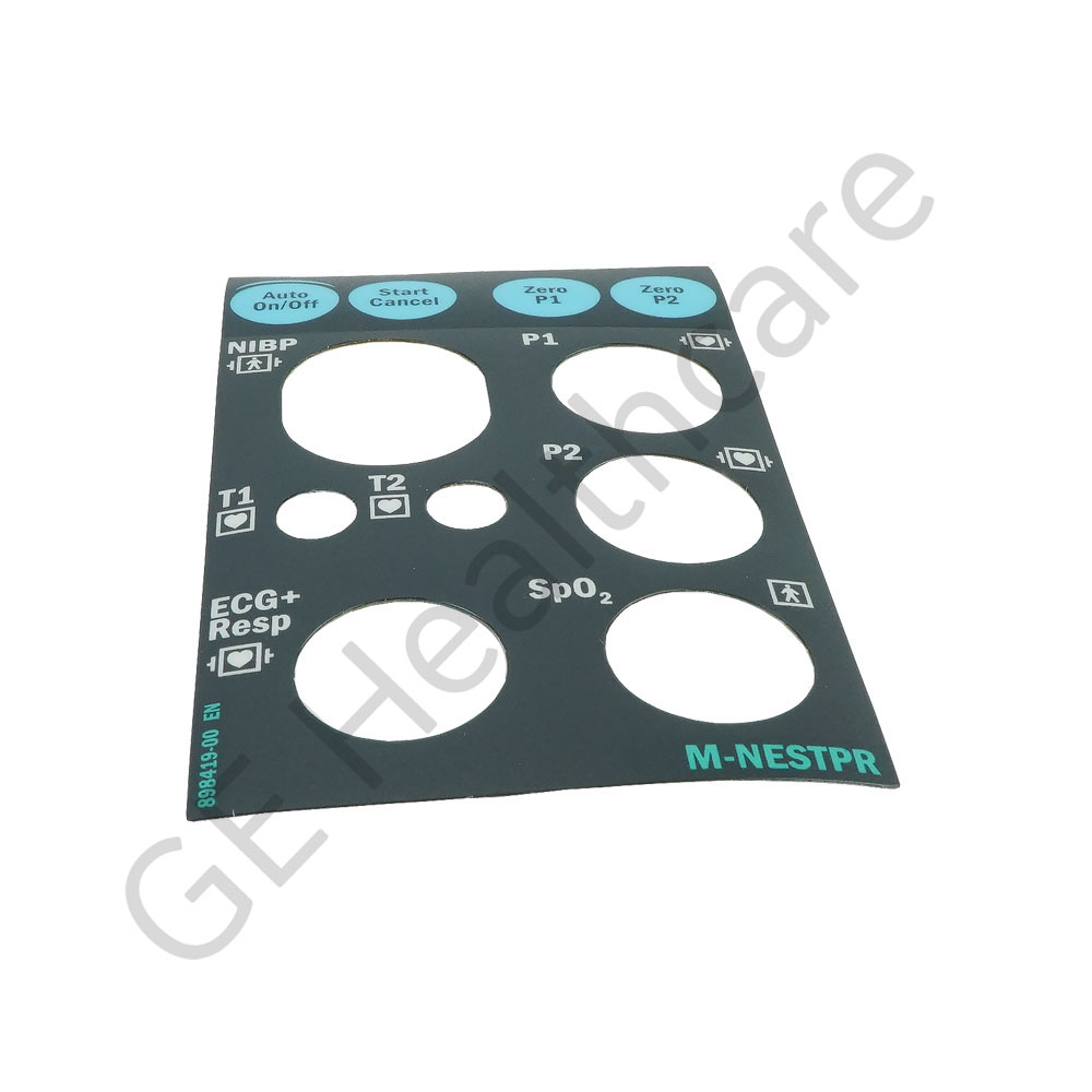 Front Panel Sticker English M-NESTPR Module Front Panel Sticker English M-NESTPR Module
