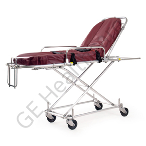 MR COMPATIBLE TROLLEY,,FERNO,H=FROM 35 TO 80 L=186 W=56CM,1UNIT,LIGHT TUBULAR ALUMINIUM FRAME,SIDE BARRIERS,4 BREAKS,7.5CM MATTRESS,