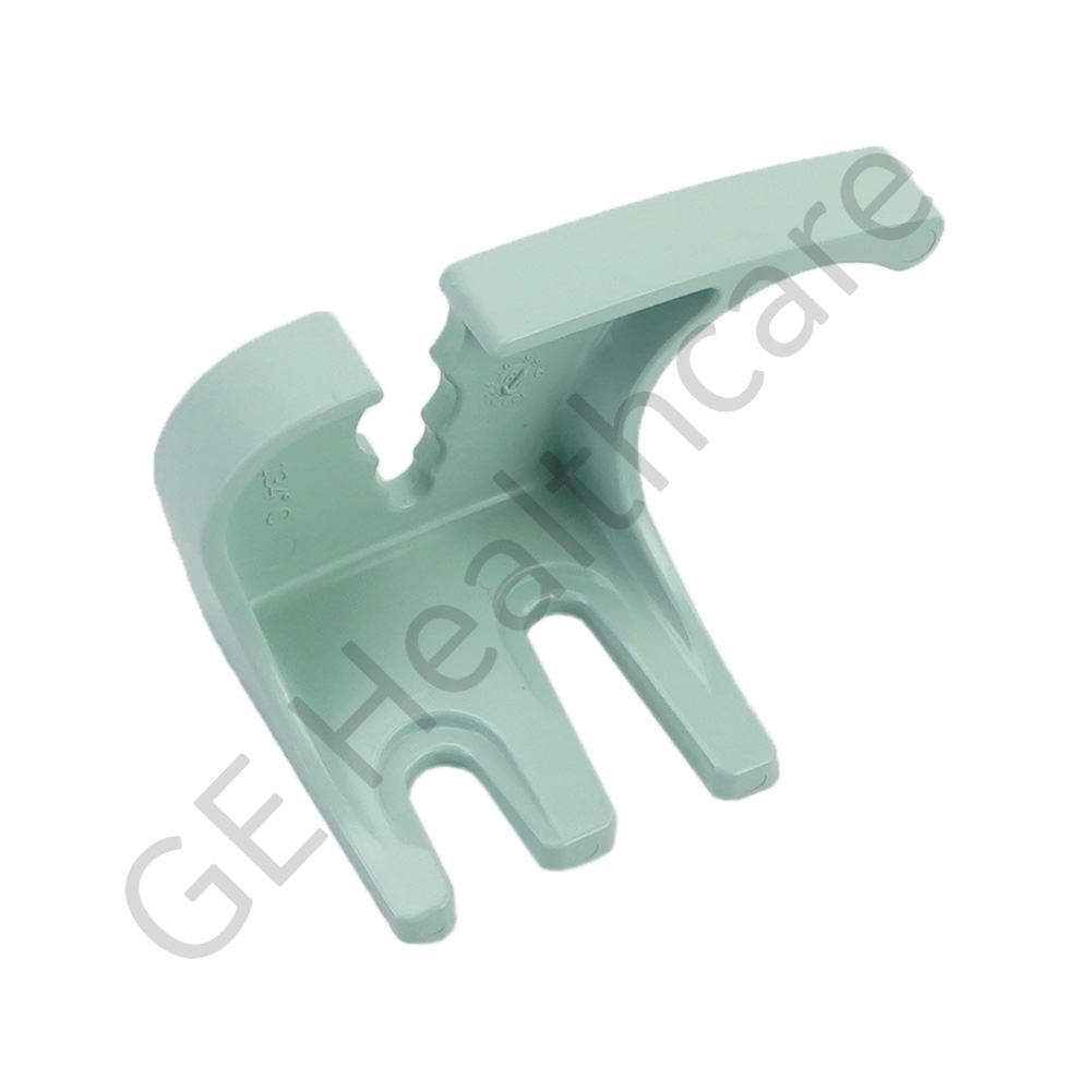 Clip Suction Bag Hose LT Teal Gray Injection Molded